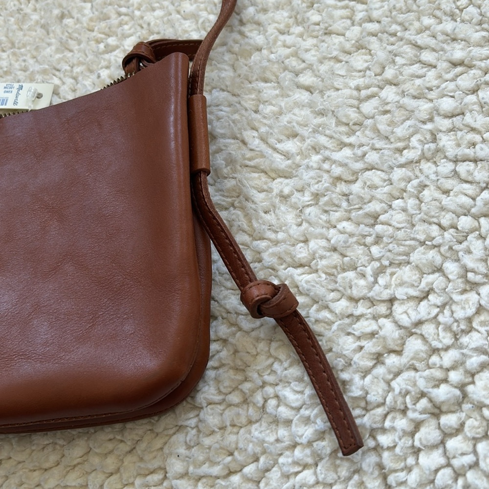 NWT Madewell The Knotted Crossbody Bag Leather/Rustic Twig - Picture 15 of 16